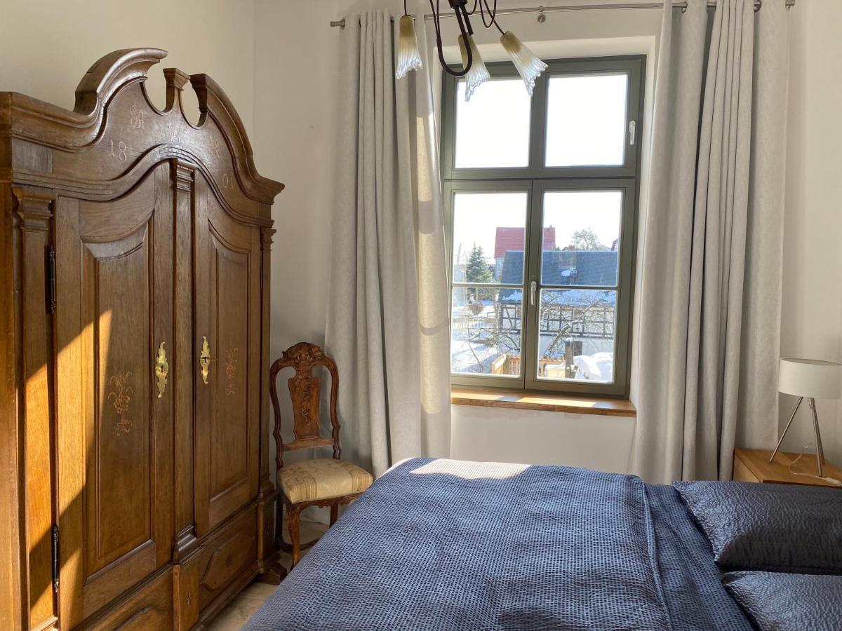 Altes Pfarrhaus Apartment Papstdorf Exterior photo